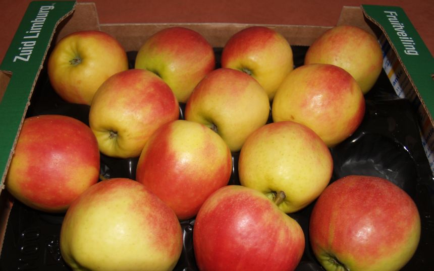 zeker drie kilo - min een appel dan